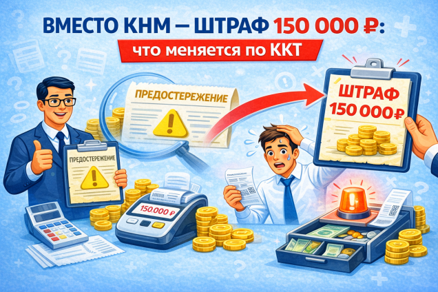Вместо КНМ — штраф 150 000 ₽: что меняется по ККТ