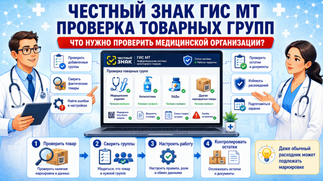 Честный Знак (ГИС МТ): как проверить товарные группы