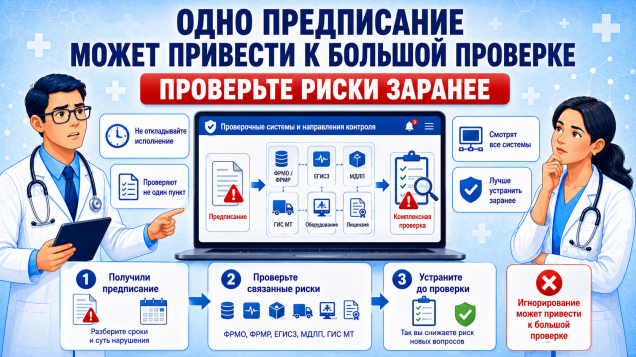 Одно предписание может привести к большой проверке