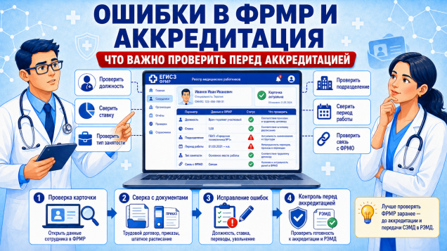 Ошибки в ФРМР: как они влияют на аккредитацию сотрудника