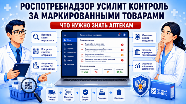 Роспотребнадзор усилит контроль за маркированными товарами
