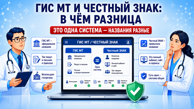 ГИС МТ и Честный ЗНАК: это одно и то же?