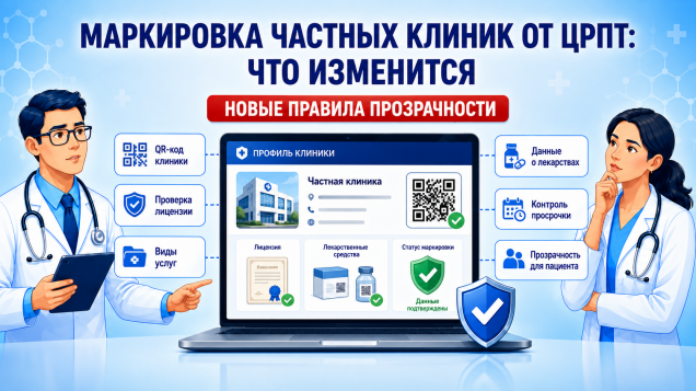 Маркировка частных клиник от ЦРПТ: новые правила прозрачности