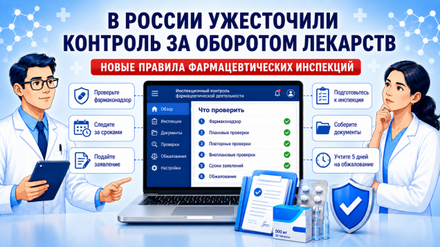 В России усилили контроль за оборотом лекарственных препаратов